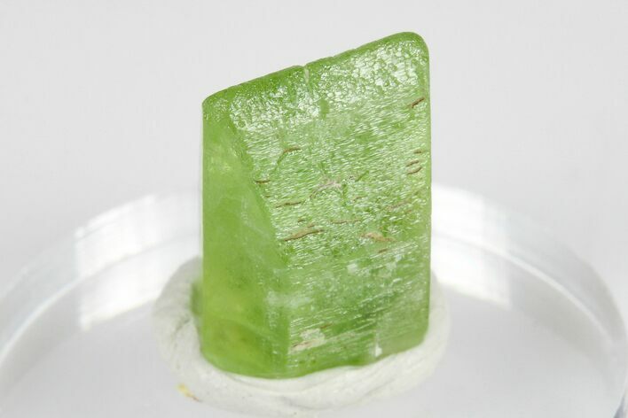 Green Olivine Peridot Crystal - Pakistan #183939